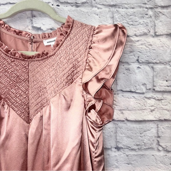 Mittoshop Satin Dress with Pockets - Picture 6 of 9